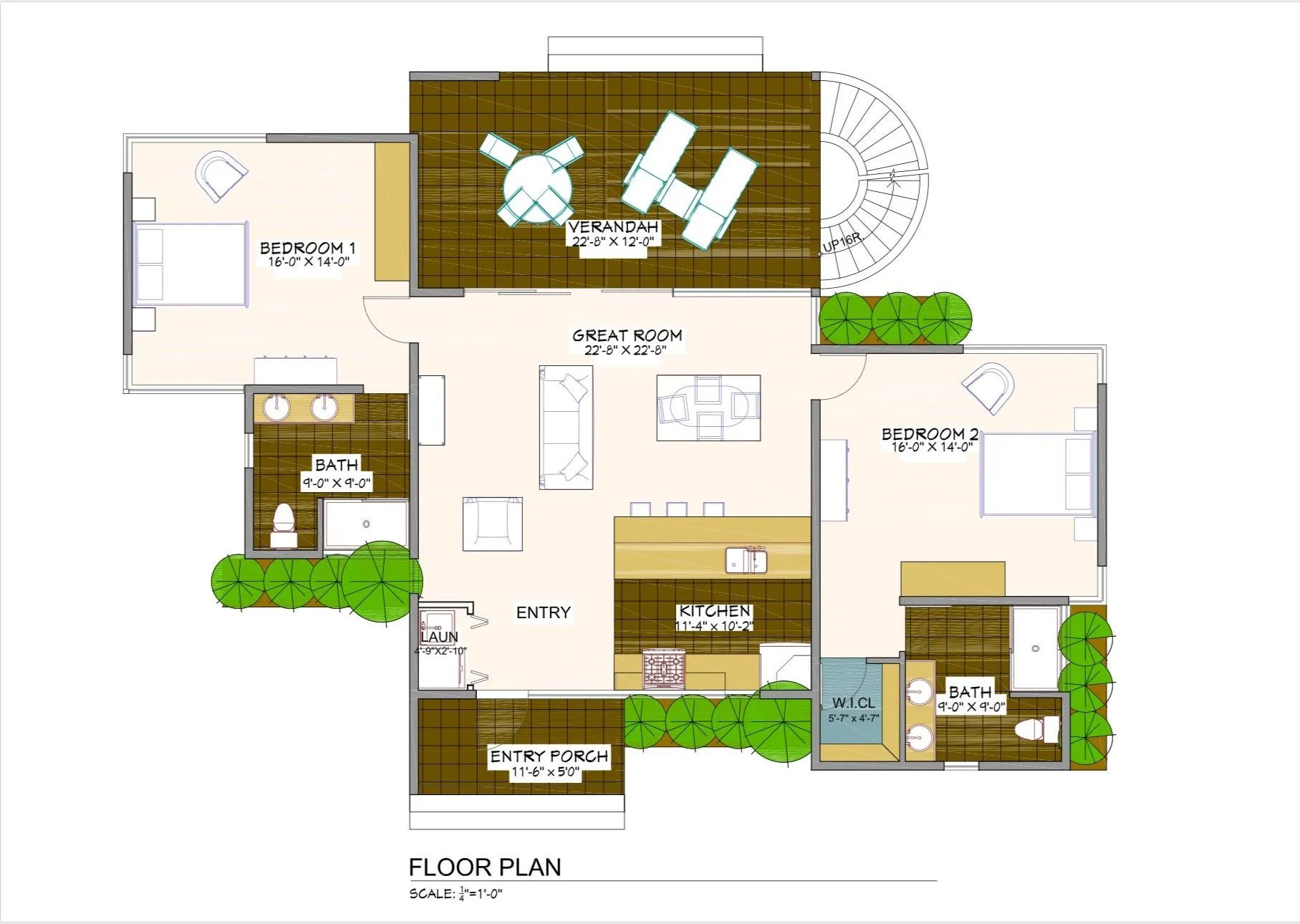 Alternative 2-Bedroom Floor Plan