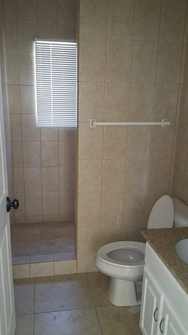Bathroom with walk-in shower