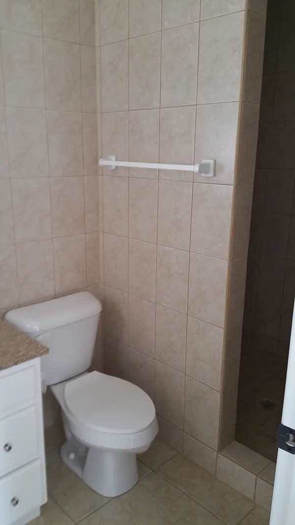 Tiled bathroom